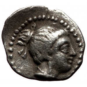 Cilicia, Nagidos AR Obol (Silver, 10mm, 0.61g) ca 400-380 BC.