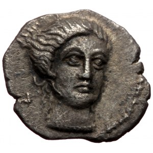 Cilicia, Nagidos AR Obol (Silver, 0.63g, 10mm) ca 400-380 BC.