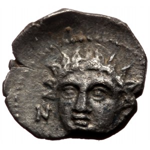 Cilicia, Nagidos AR Obol (Silver, 0.63g, 10mm) ca 400-380 BC.