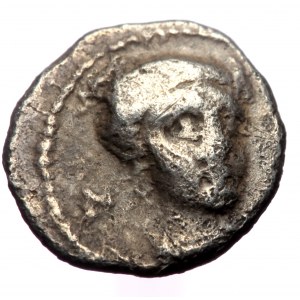 Cilicia, Nagidos AR Obol (Silver, 0.62g, 9mm) ca 420-400 BC.