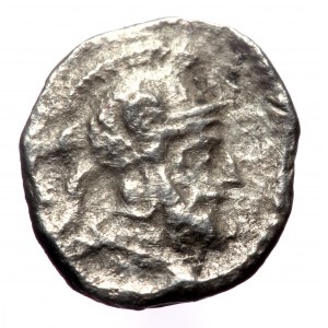 Cilicia, Tarsos AR Obol (Silver, 0.66g, 10mm) Satrap Datames 378-372 BC.