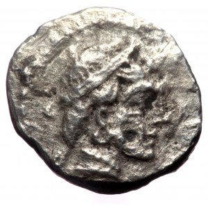 Cilicia, Tarsos AR Obol (Silver, 0.66g, 10mm) Satrap Datames 378-372 BC.