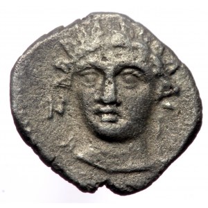 Cilicia, Nagidos AR Obol (Silver, 0.70g, 10mm) ca 420-400 BC.