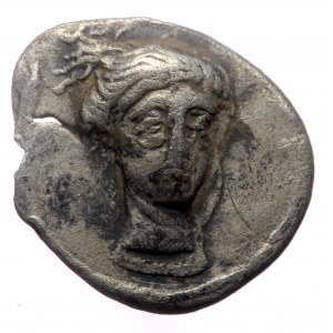 Cilicia, Nagidos AR Obol (Silver, 0.71g, 11mm) ca 420-400 BC.