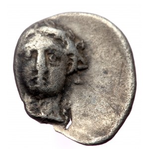 Cilicia, Nagidos AR Obol (Silver, 0.71g, 11mm) ca 420-400 BC.