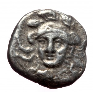 Cilicia, Tarsos AR Obol (Silver, 9mm, 0.69g) Balakros, satrap of Cilicia, 333-323 BC.