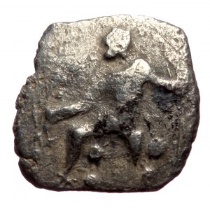 Lycaonia, Laranda AR Obol (Silver, 10mm, 0.48g) 4th century BC