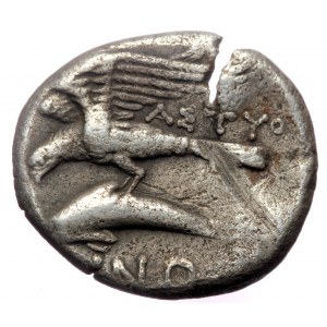Paphlagonia, Sinope, AR drachm (Silver, 18,7 mm, 5,71 g), ca. 410-350 BC, struck under Astuo- magistrate.