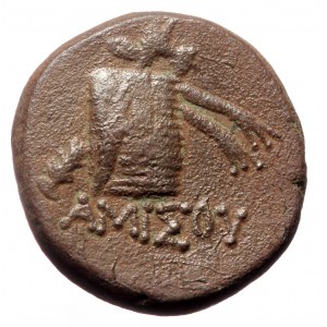 Pontos, Amisos AE19 (Bronze, 8.22g, 19mm), ca 105-65 BC time of Mithradates II