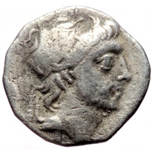 Kings of Cappadocia. Mint A (Eusebeia under Mt.Argaios). Ariobarzanes III Eusebes Philoromaios 52-42 BC AR Drachm (Silve