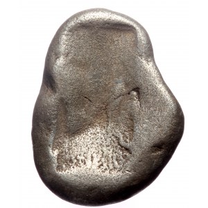Persia, Achaemenid dynasty, AR siglos (Silver, 16,8 mm, 5,42 g), time of Darios I to Xerxes I, ca. 485-420 BC.