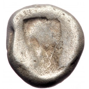 Persia, Achaemenid dynasty, AR siglos (Silver, 15,5 mm, 5,31 g), time of Darios I to Xerxes I, ca. 485-420 BC.