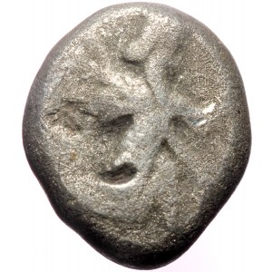 Persia, Achaemenid dynasty, AR siglos (Silver, 15,5 mm, 5,40 g), time of Darios I to Xerxes I, ca. 485-420 BC.