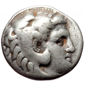 Seleukid Empire, Seleukos I Nikator, Babylon I, AR tetradrachm (Silver, 16.77g, 25mm). In the name and types of Alexande