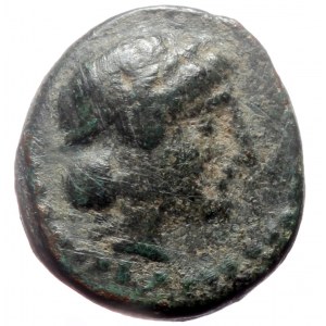 Seleukid Kings of Syria, Sardeis AE (Bronze, 11mm, 1.52g) Antiochos III Megas 223-187 BC.