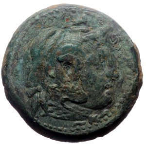 Ptolemaic Kingdom of Egypt, Ptolemy II Philadelphos (285-246 BC) AE obol (Bronze, 12.35g, 25mm) Alexandria, circa 260s-