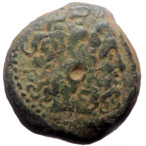 Ptolemaic Kingdom of Egypt, Ptolemy II Philadelphos, Alexandria, AE hemiobol (Bronze, 6.00g, 20mm) ca 265-246 BC
