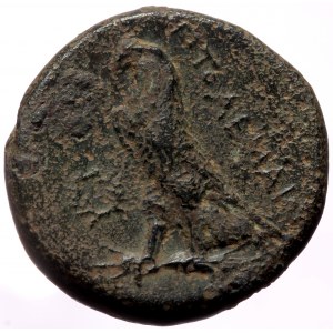 Ptolemaic Kings of Egypt, Ptolemy I Soter (Satrap, 323-305 BC) Æ Hemiobol (Bronze, 21mm, 9.10 g). Paphos, ca 310-306 BC.