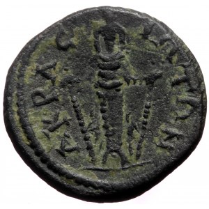 Lydia, Akrasos, Geta as caesar (197-209), AE (Bronze, 19,2 mm, 3,99 g).
