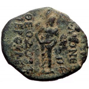 Phrygia, Akmoneia, AE (Bronze, 18,8 mm, 3,78 g), struck under magistrates Theodotos and Hierokles, 1st century BC.