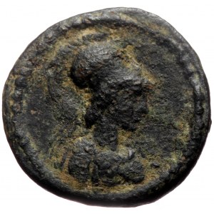 Phrygia, Hierapolis, AE hemiassarion (Bronze, 16,0 mm, 2,42 g), pseudo-autonomous issue, time of Trajan to Hadrian, 98-1