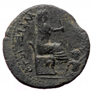 Cilicia, Flaviopolis Domitian (81-96) AE (Bronze, 7.27g, 23mm) Dated CY 17 (89/90 AD).