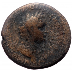 Cappadocia, Caesaraea-Eusebia, Domitian (81-96), AE assarion (Bronze, 27,1 mm, 6,62 g), struck under T. Pomponius Bassus