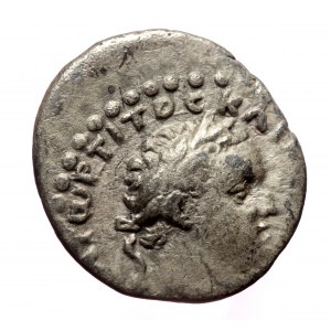 Cappadocia, Caesarea Titus (79-81) AR Hemidrachm (Silver, 1.62g, 15mm) AD 79-81.