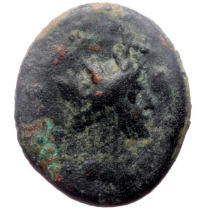 Cappadocia, Caesarea, AE 14 (bronze, 3.77g, 14mm) Trajan (98-117AD) issue year 15 (AD 112/13)