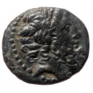 Syria, Antioch AE (Bronze, 23mm, 11.59g) Civic issue, Caesarian era, year 3 (47/46 BC)