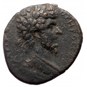 Syria, Cyrrhus AE (Bronze, 9.62g, 25mm) Issue: Marcus and Verus, co-emperors (161-169)