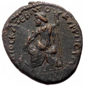 Syria, Cyrrhus AE (Bronze, 9.62g, 25mm) Issue: Marcus and Verus, co-emperors (161-169)