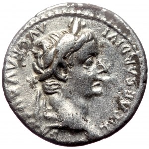 Tiberius (14-37), AR denarius (Silver, 18,7 mm, 3,75 g), Lugdunum, 36/7.