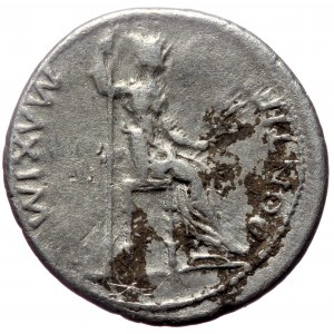 Tiberius (14-37), AR denarius (Silver, 18,7 mm, 3,75 g), Lugdunum, 36/7.