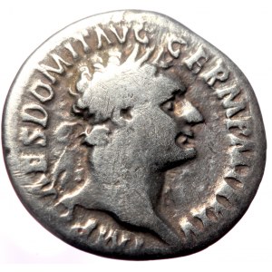 Domitian (81-96) AR Denarius (Silver, 18 mm, 2.68g) Rome, 95-96.