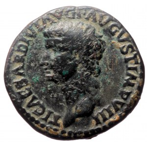 Domitian (69-96 AD) AE as (Bronze, 9.53g, 27mm) Rome, Thracia