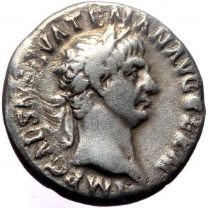 Trajan (98-117) AR Denarius (Silver, 2.68g, 18mm) Rome.
