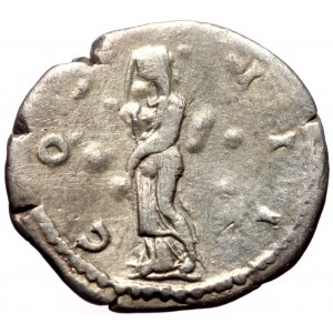 Hadrian (117-138) AR Denarius (Silver, 2.65g, 19mm) Rome, 125-128.