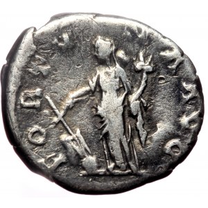 Hadrian (117-138) AR denarius (Silver, 3.09g, 18mm) Rome, 134-138.