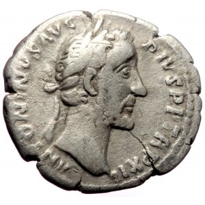 Antoninus Pius (138-161) AR Denarius (Silver, 18mm, 2.98g) Rome, 150-151.