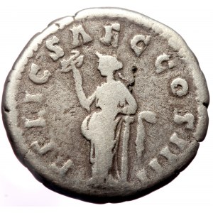 Antoninus Pius (138-161) AR Denarius (Silver, 3.23g, 17mm) Rome, 159-160.