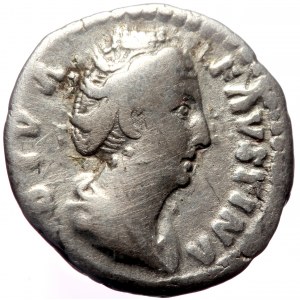 Diva Faustina Senior (Died 141) AR Denarius (Silver, 3.06g, 17mm) Rome.