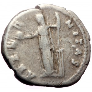 Diva Faustina I (Died 140/1) AR Denarius (Silver, 3.29g, 19mm) Rome.