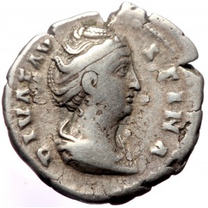 Diva Faustina Senior (died 140/1) AR Denarius (Silver, 18mm, 2.99g) struck under Antoninus Pius, Rome,