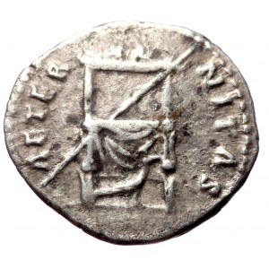 Antoninus Pius (138-161) for Diva Faustina (d. 141 AD) AR denarius (Silver, 3.72g, 20mm) Rome