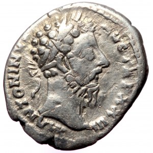 Marcus Aurelius (161-180) AR Denarius (Silver, 2.70g, 20mm) Rome, 168-169