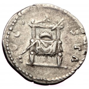 Faustina I (138-141) posthumous, AR denarius (Silver, 18,1 mm, 2,65 g), Rome, 141-161.