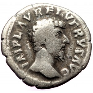 Lucius Verus (161-169) AR Denarius (Silver, 19mm, 2.58g) Rome, 161.