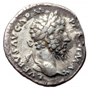 Lucius Verus (165-166 AD) AR denarius (Silver, 3.22g, 19mm) Rome