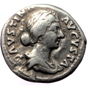 Faustina II (Augusta, 147-175) AR denarius (Silver, 2.81g, 18mm) Rome, under Marcus Aurelius and Lucius Verus, 161-164.